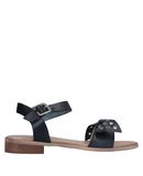DONNA ITALIA Damen Sandale Farbe Schwarz Gr��e 9