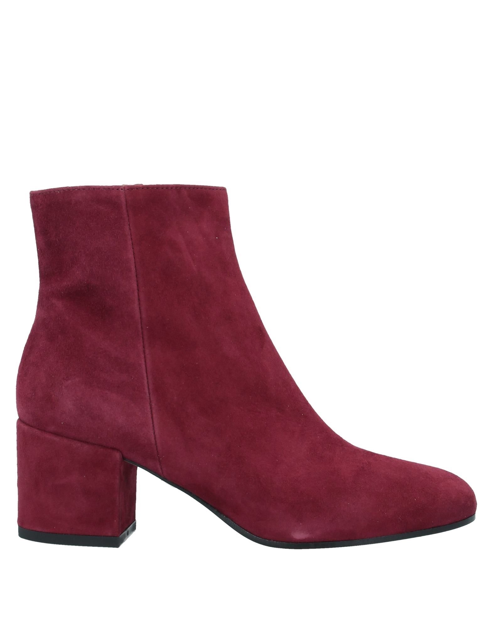 Bianca Di Ankle Boots In Maroon