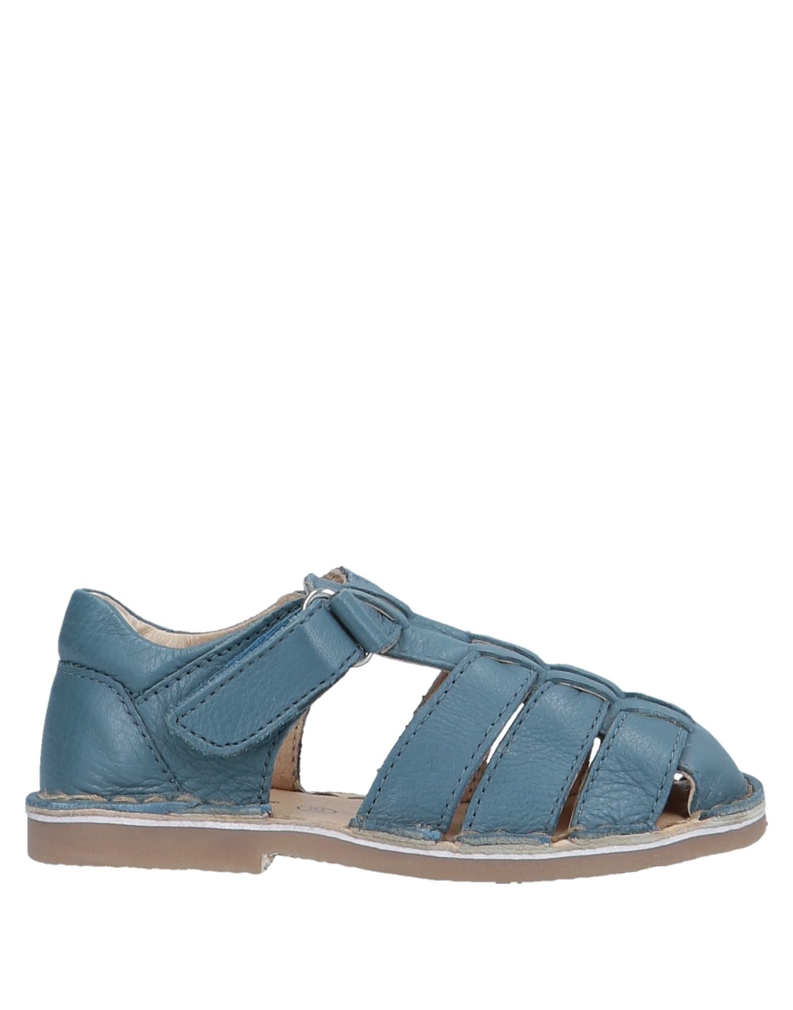 Shop Oca-loca Toddler Boy Sandals Slate Blue Size 9c Soft Leather