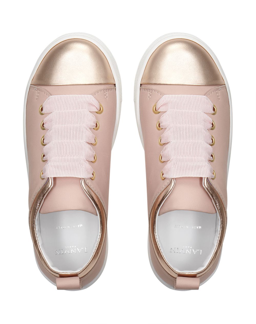pink ribbon sneakers