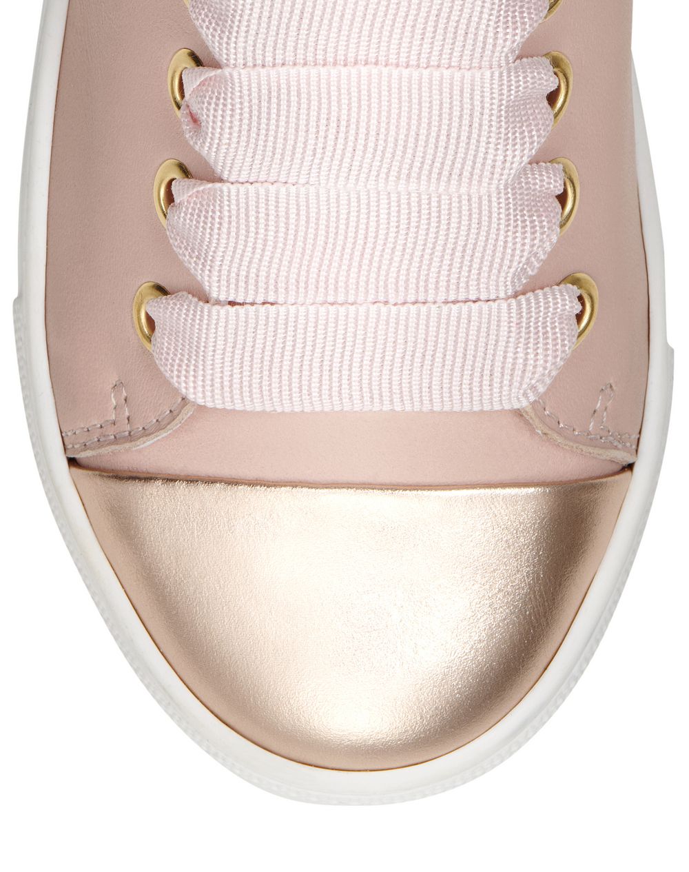 pink ribbon sneakers