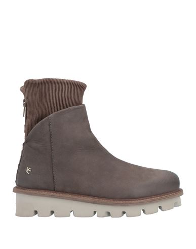 Woman Sneakers Lead Size 6 Leather, Textile fibers