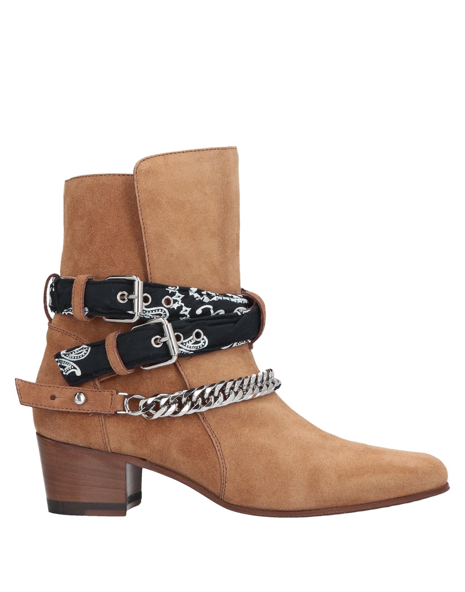 Amiri Bandana Buckle Boots In Brown | ModeSens