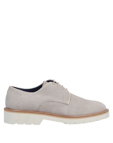 Barbati Man Lace-up Shoes Beige Size 7 Soft Leather