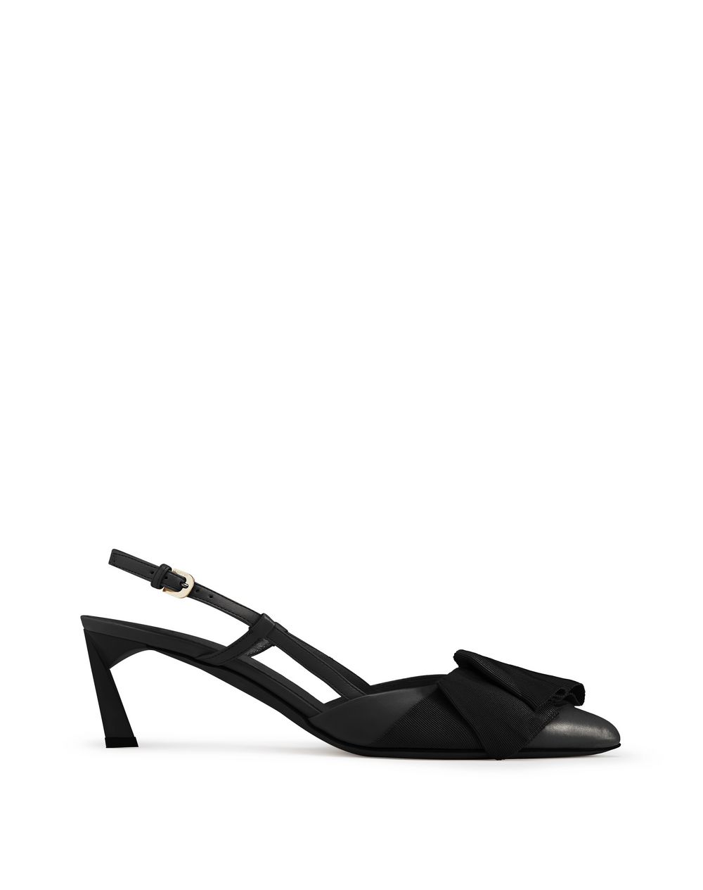 womens black slingback pumps