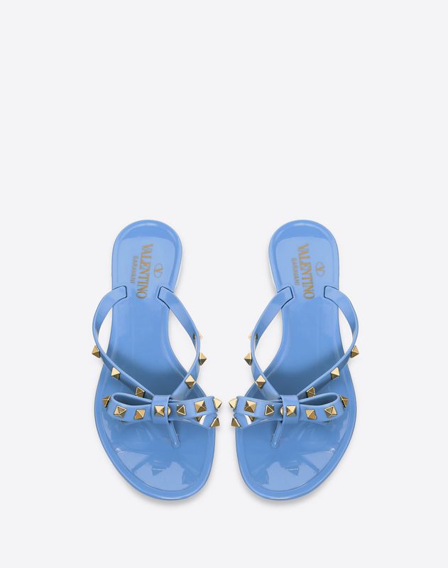 valentino rubber rockstud thong