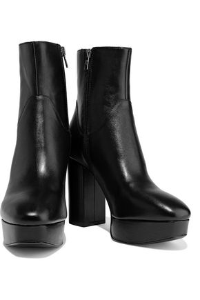 ash amazon leather platform booties