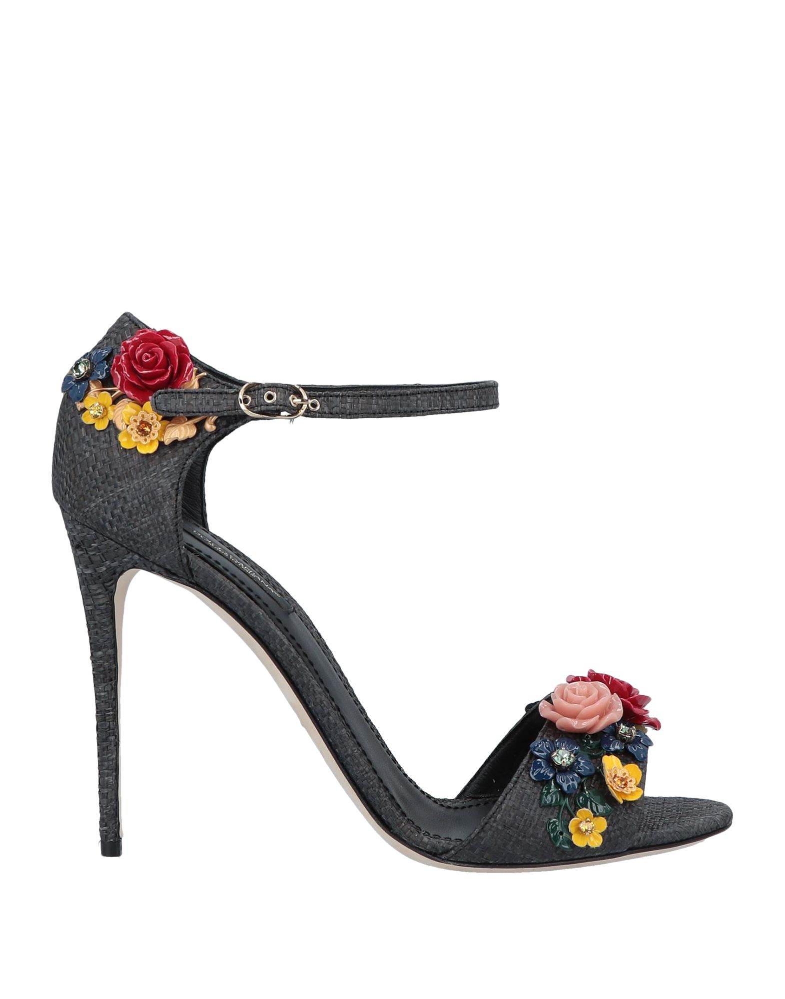 dolce & gabbana sandals in gray