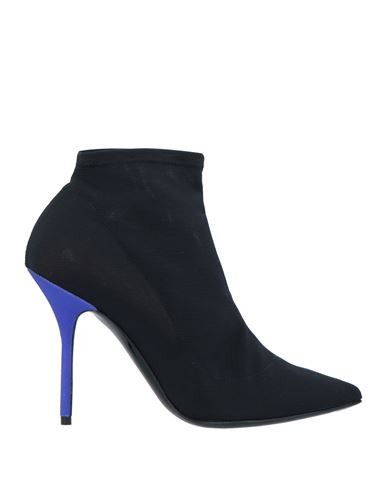 Pierre Hardy Woman Ankle Boots Blue Size 10 Textile Fibers
