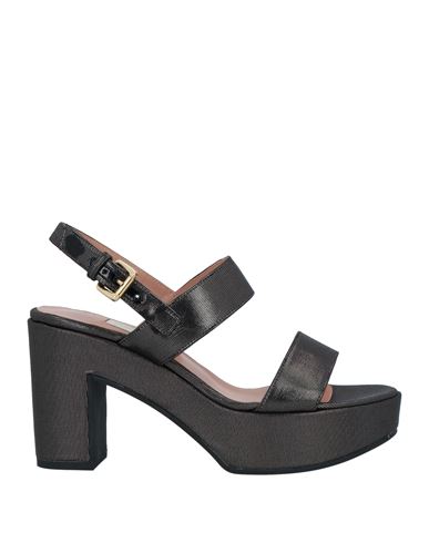 L'autre Chose L' Autre Chose Woman Sandals Steel Grey Size 6.5 Textile Fibers