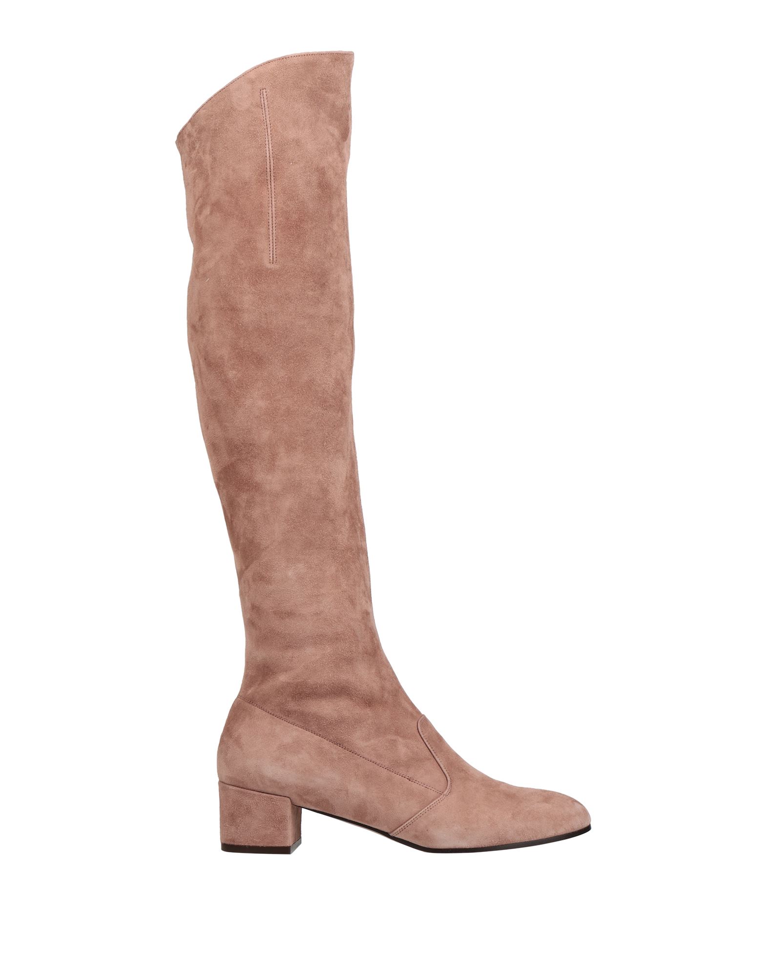 L'autre Chose Knee Boots In Light Brown