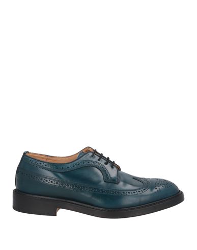 Tricker's Man Lace-up Shoes Deep Jade Size 8 Leather In Green
