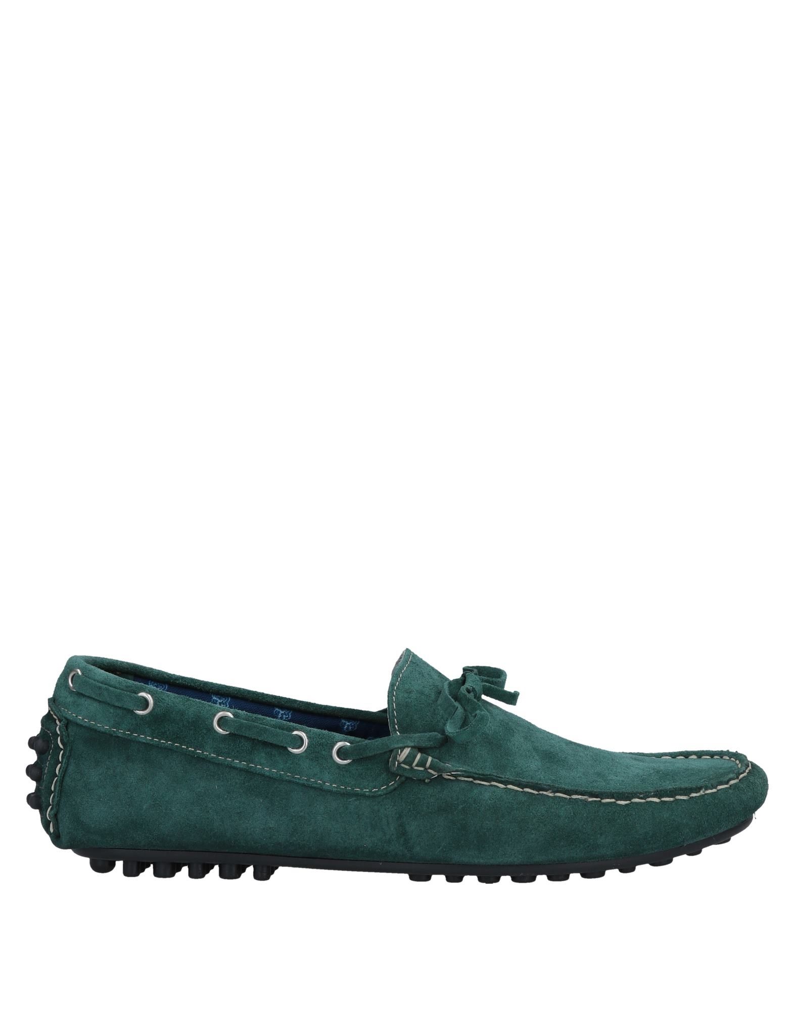 At.p.co Loafers In Dark Green