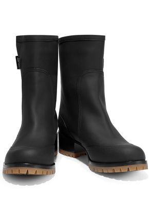 Redv Red(v) Woman Coated-leather Ankle Boots Black