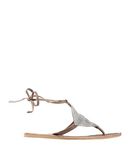 LAIDBACK LONDON Damen Zehentrenner Farbe Khaki Gr��e 9