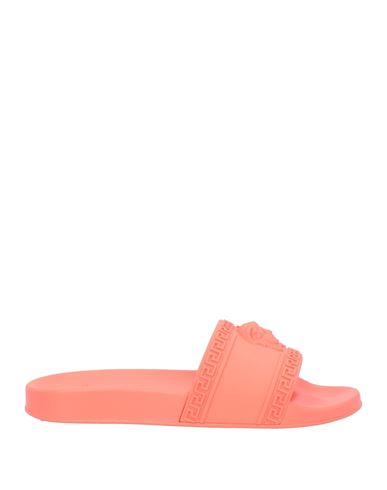 Versace Man Sandals Salmon Pink Size 14 Rubber