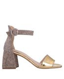 PREZIOSO Damen Sandale Farbe Gold Gr��e 7