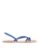 ANCIENT GREEK SANDALS Damen Zehentrenner Farbe Knigsblau Gre 7