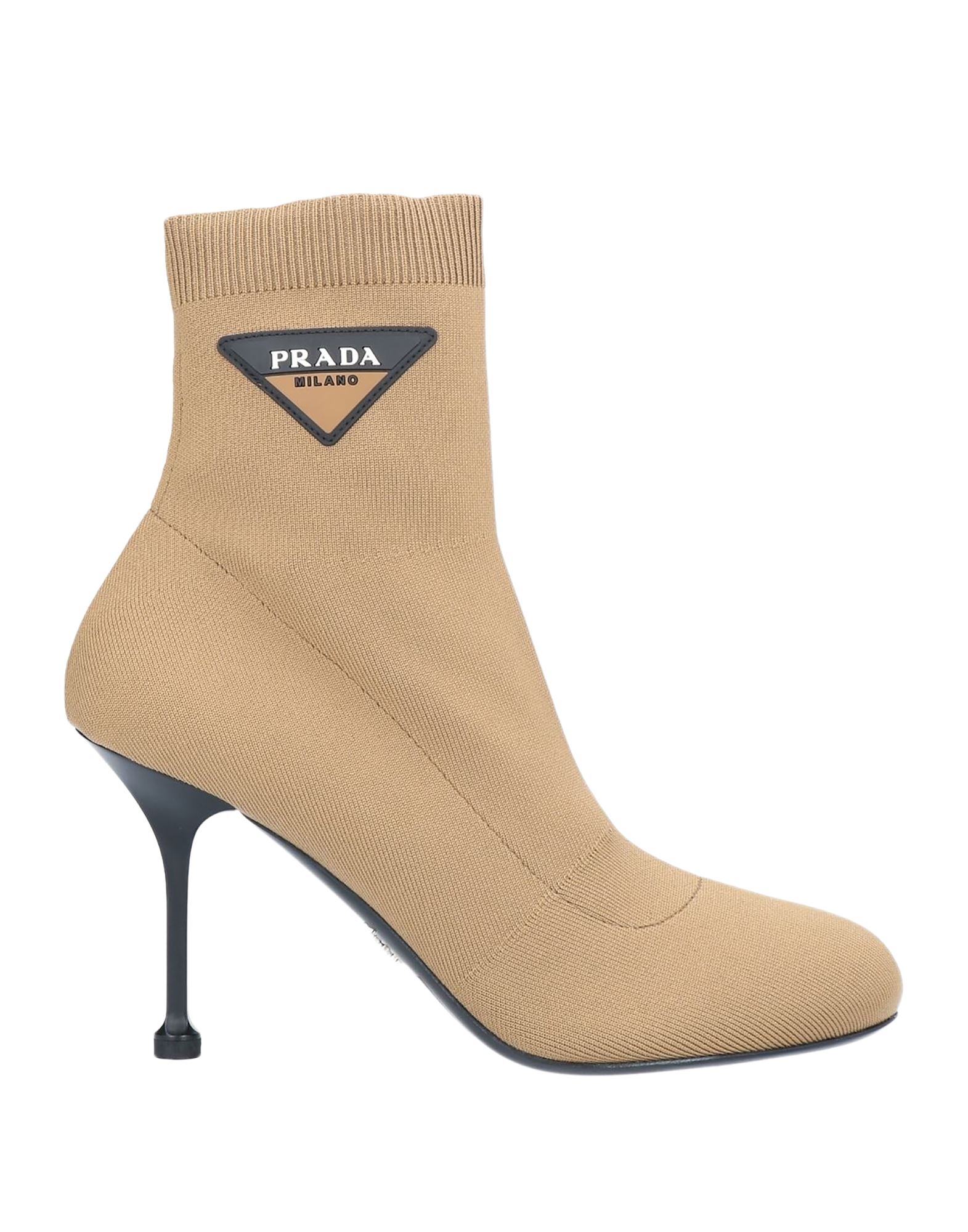Prada Ankle Boots In Camel