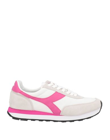 Diadora Heritage Man Sneakers Pink Size 8 Soft Leather, Textile Fibers