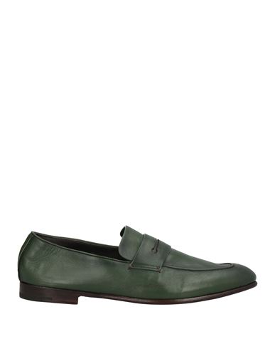Zegna Man Loafers Green Size 9.5 Soft Leather