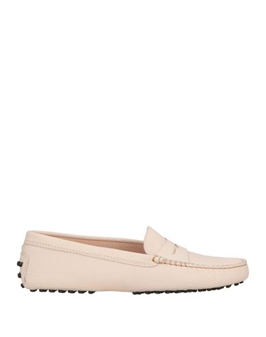 Shop Tod's Woman Loafers Blush Size 8 Leather In Pink