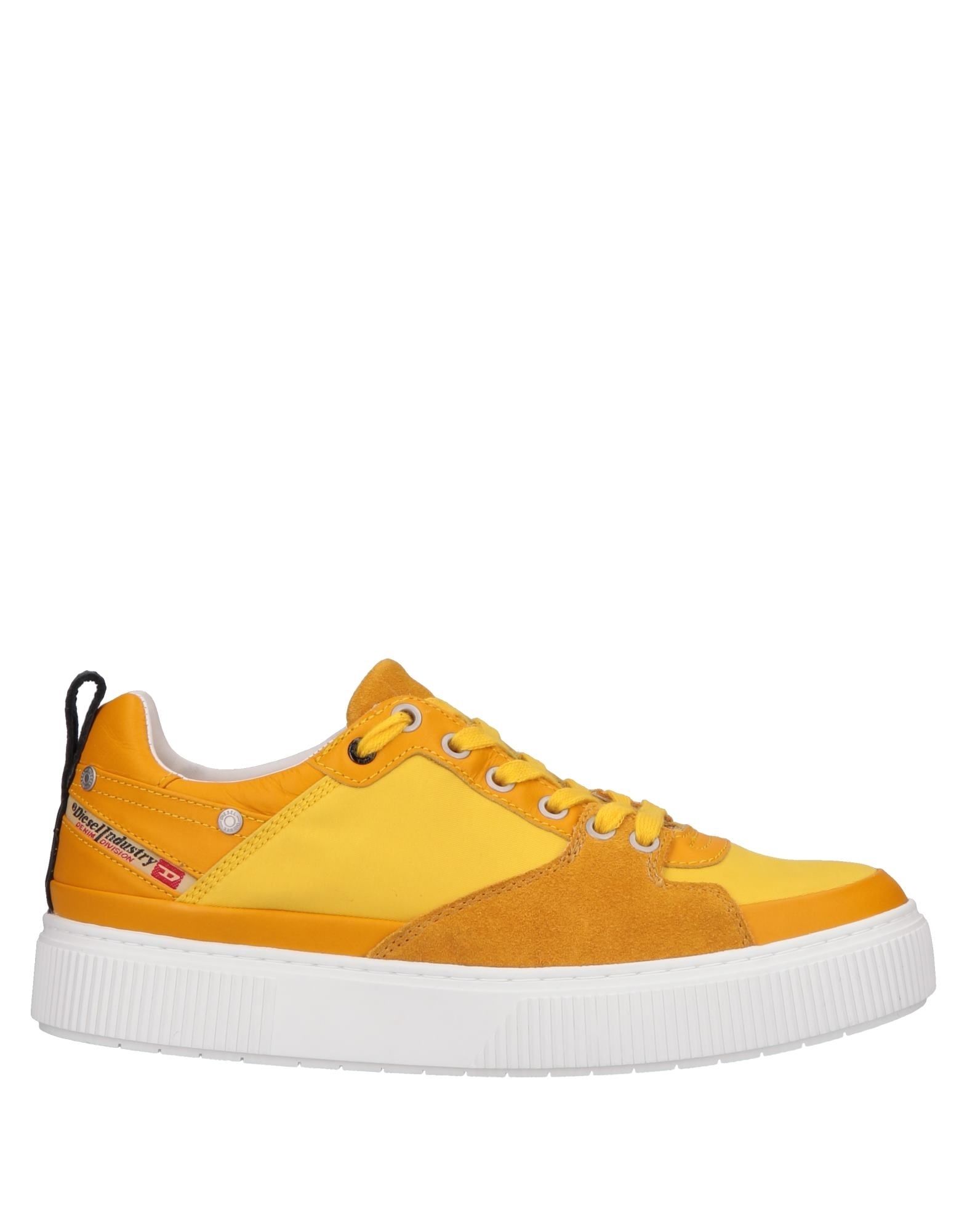yellow diesel sneakers