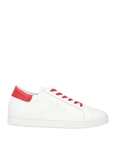 Mr Massimo Rebecchi Man Sneakers White Size 10 Soft Leather