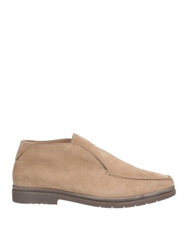 Andrea Ventura Firenze Man Ankle Boots Beige Size 10 Soft Leather