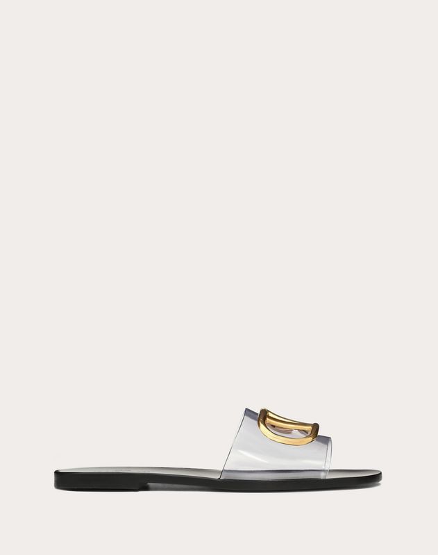 valentino clear slides