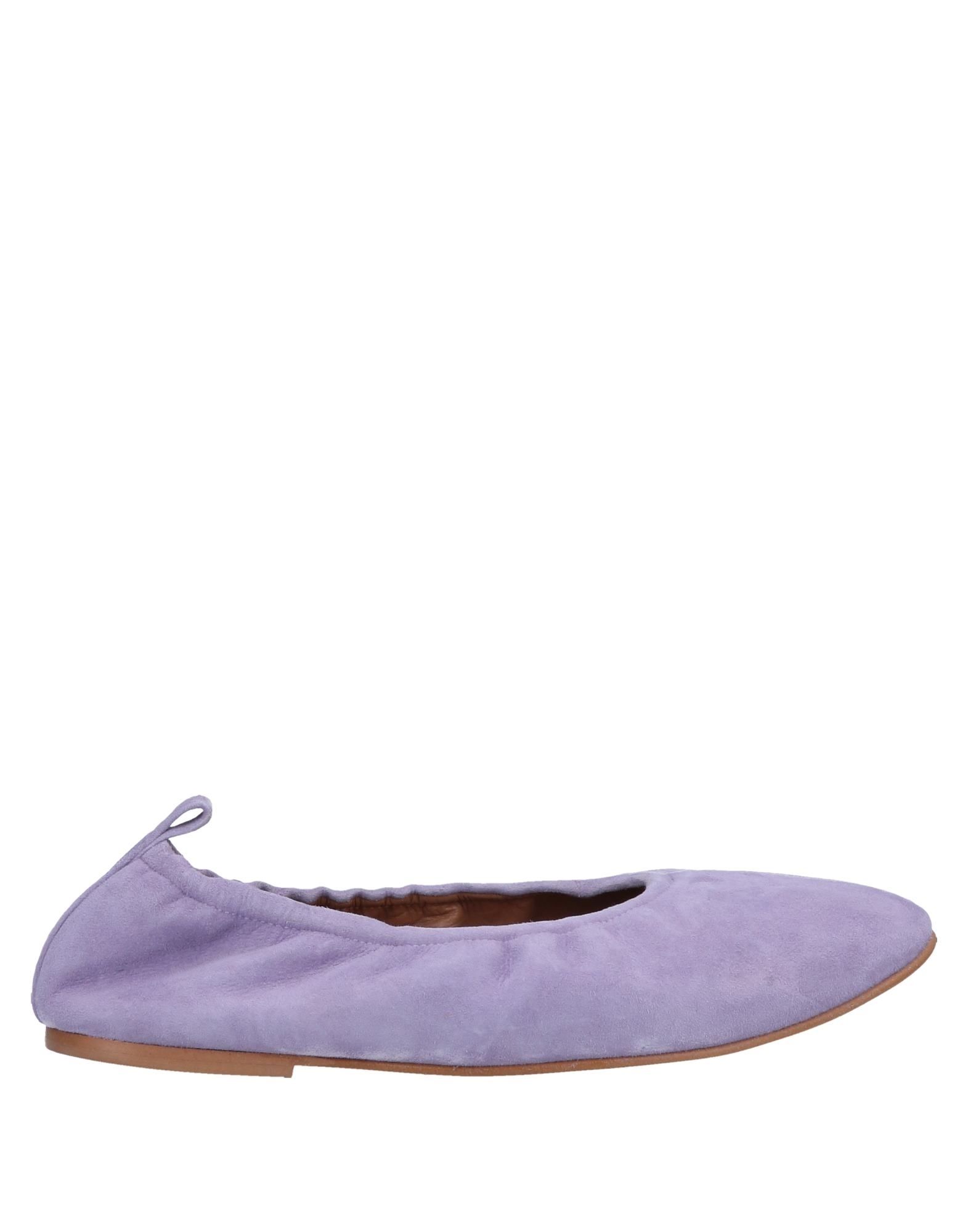 lilac ballet flats