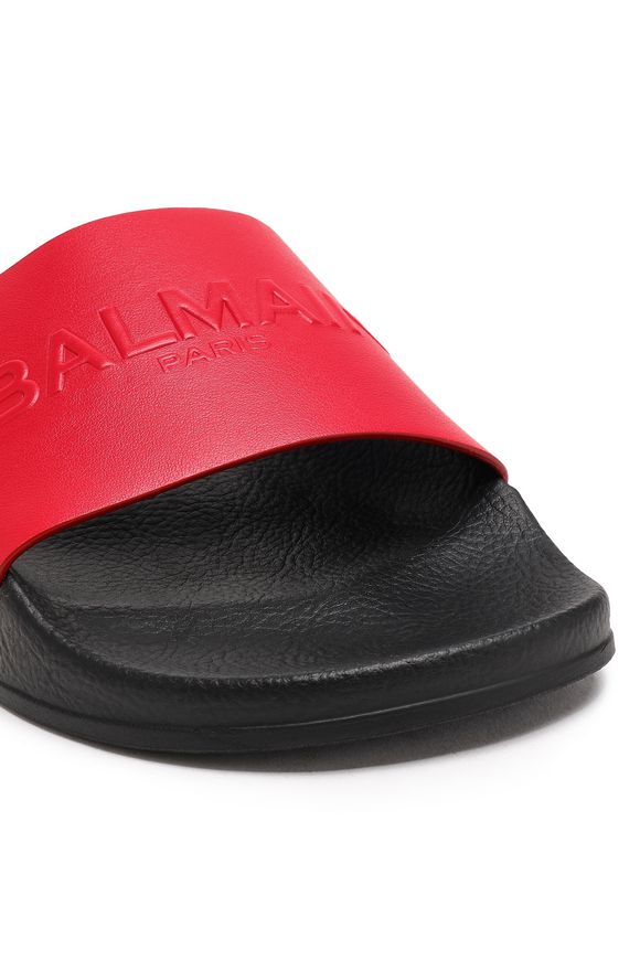 balmain slides white