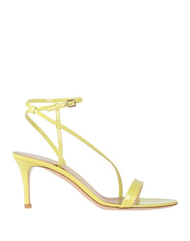 Gianvito Rossi Woman Sandals Lime Green Size 6 Soft Leather In Green
