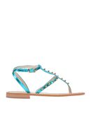 EMANUELA CARUSO Capri Damen Zehentrenner Farbe Himmelblau Gre 3