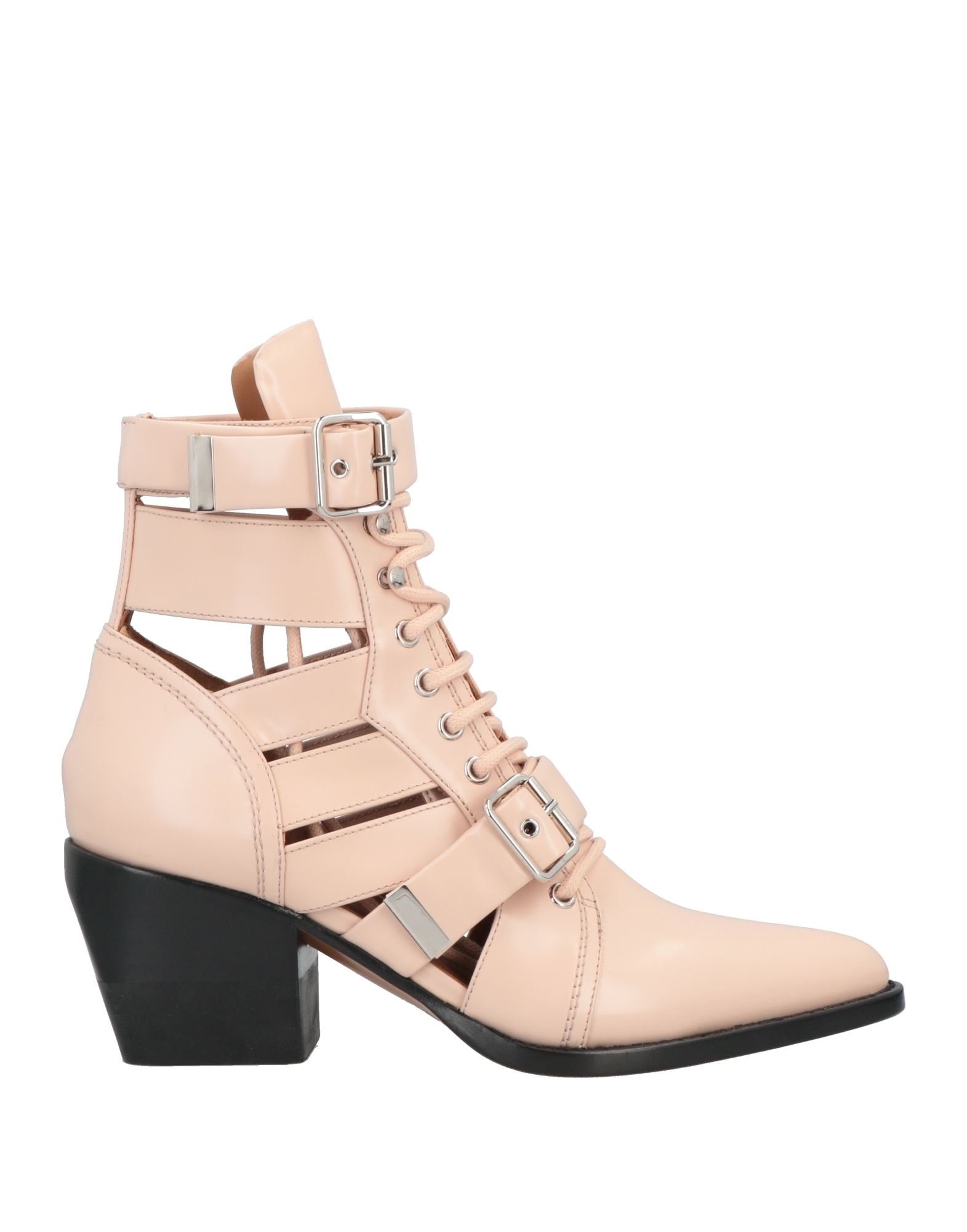 CHLOÉ Rylee cutout leather ankle boots