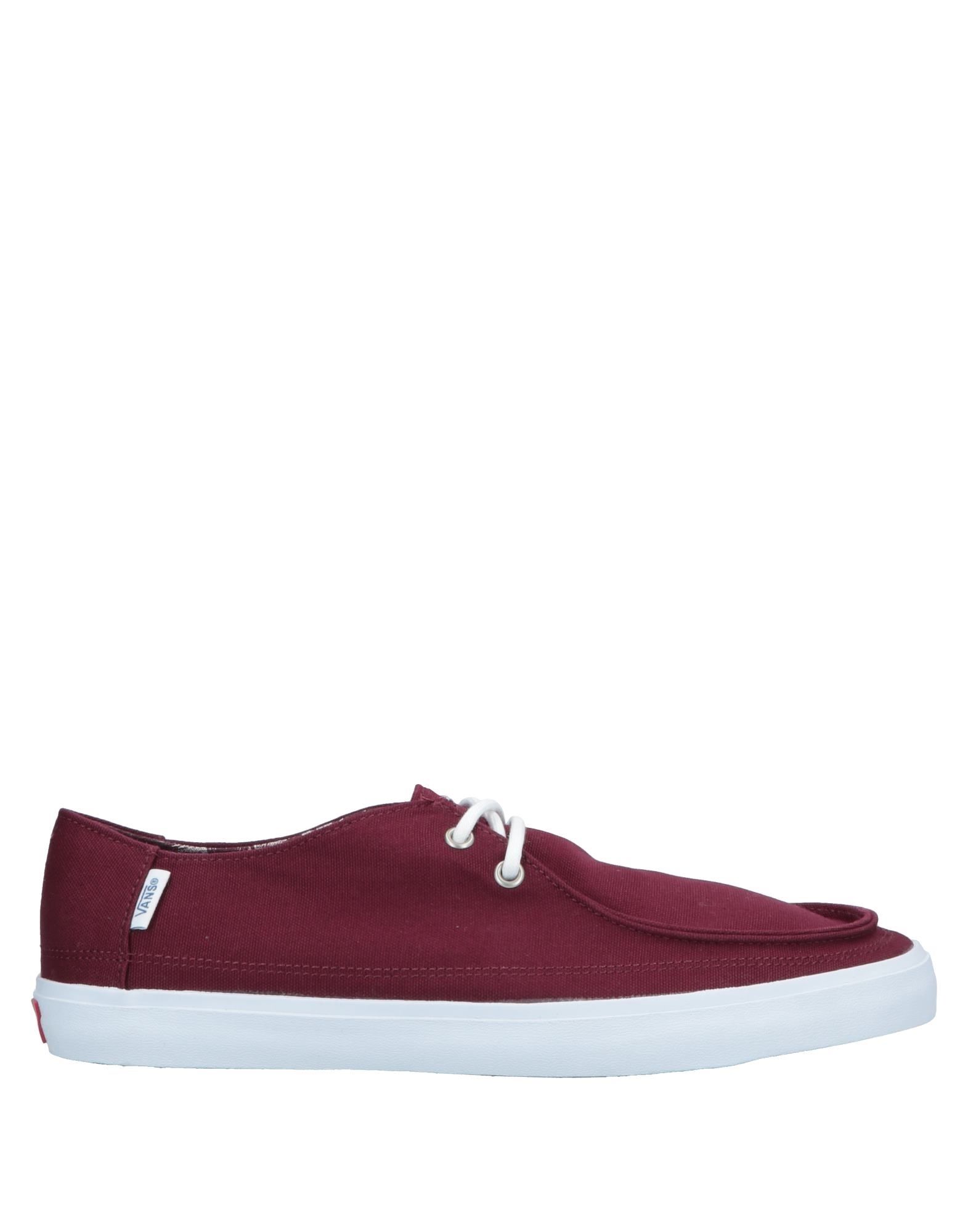 solid maroon vans