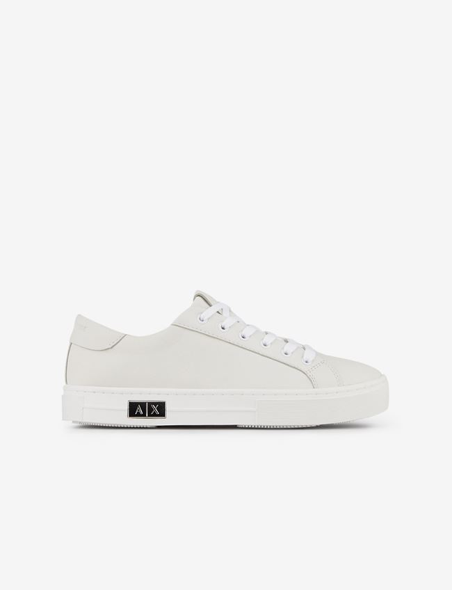 Armani Exchange Sneakers Bianco Bovino
