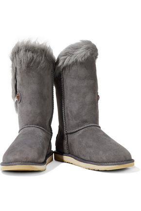 Australia Luxe Collective Nordic Angel Shearling Snow Boots In Gray