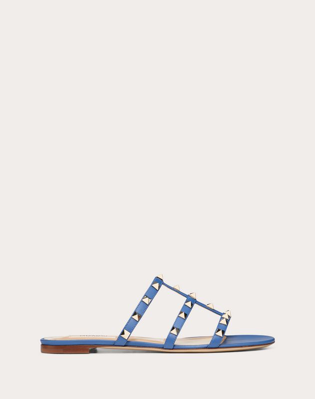 valentino rockstud flat sandals
