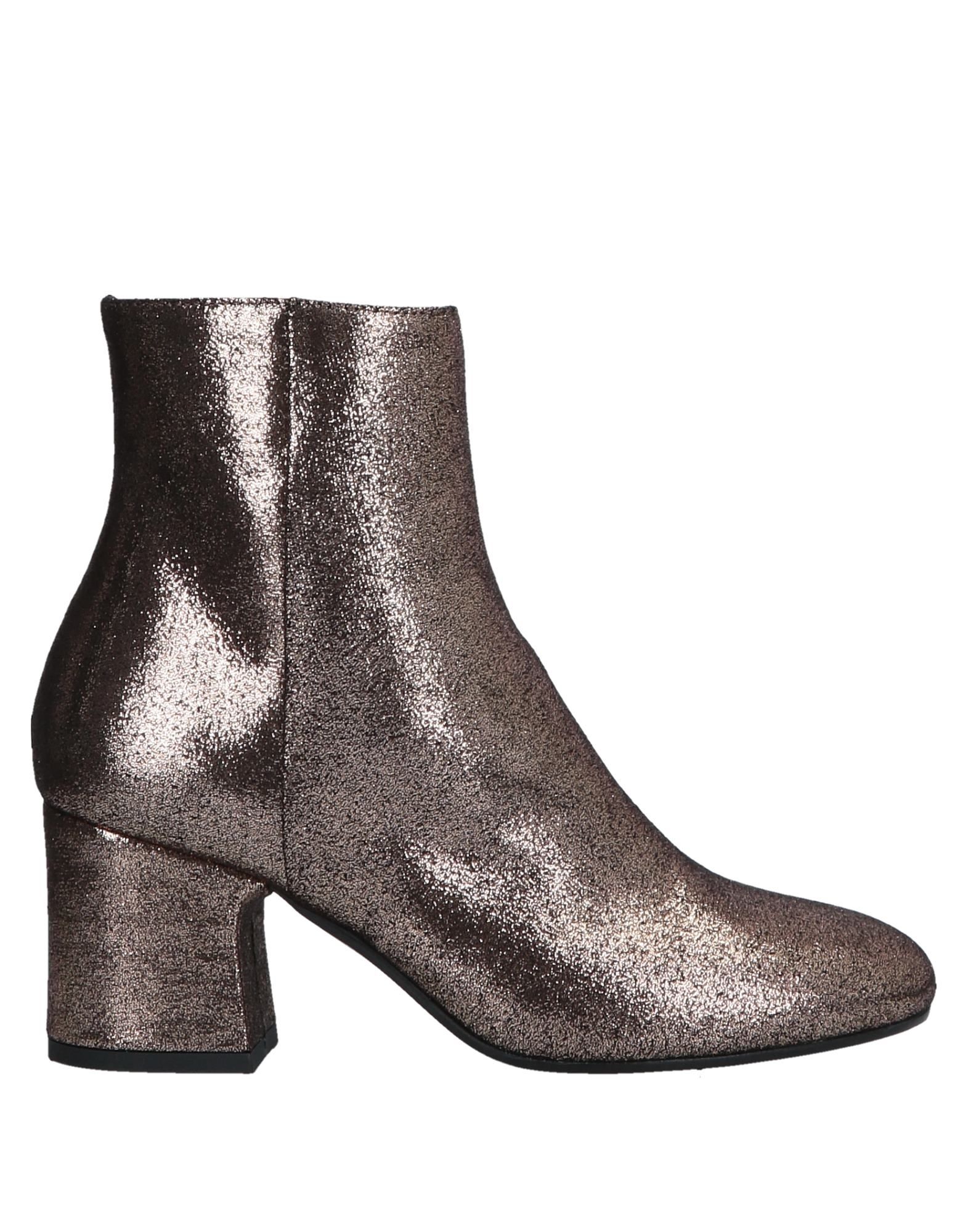 Pollini Ankle Boots In Bronze