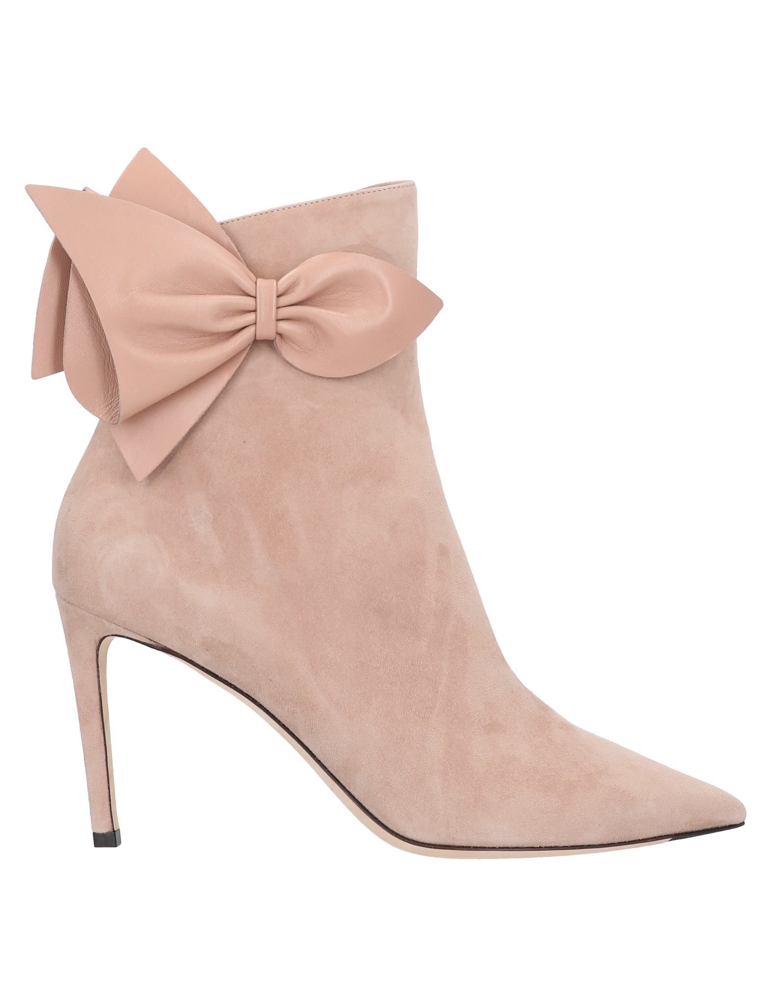 Jimmy Choo Ankle Boots In Pale Pink