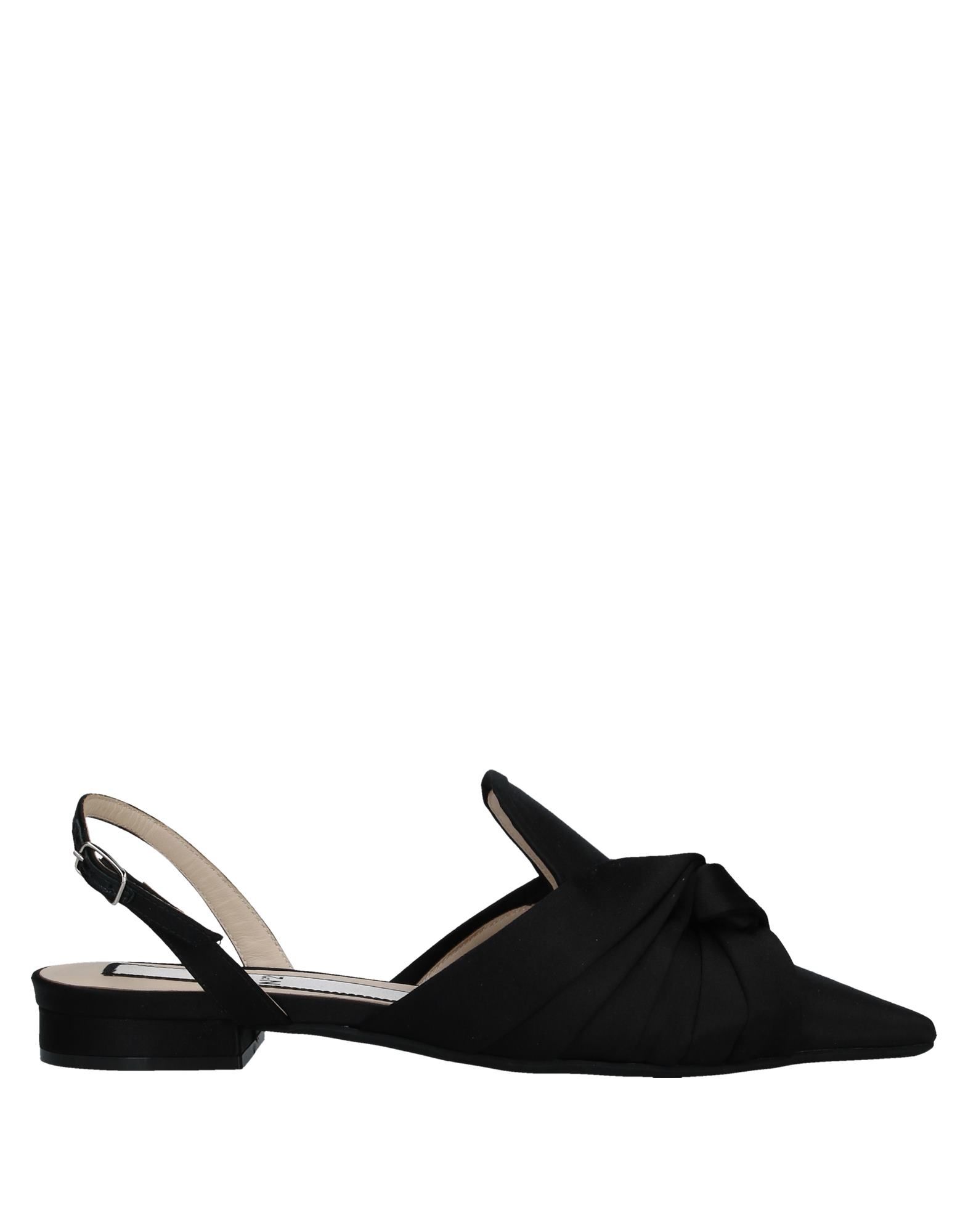 Ndegree21 Ballet Flats In Black