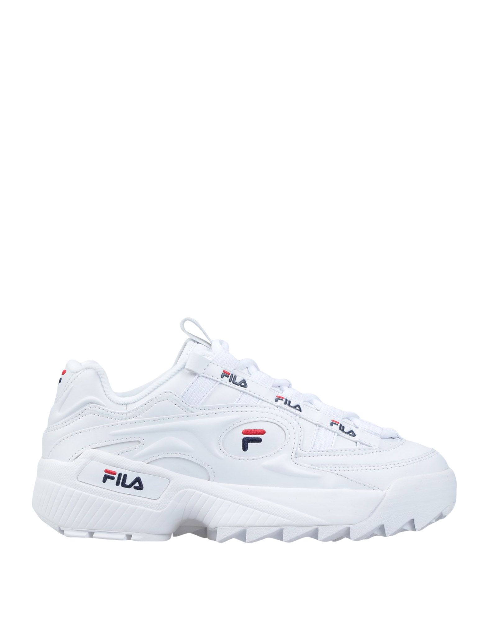 Shop Fila D-formation Woman Sneakers White Size 6 Soft Leather