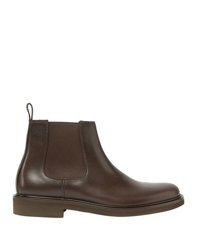 Apc A. P.c. Man Ankle Boots Dark Brown Size 10 Soft Leather