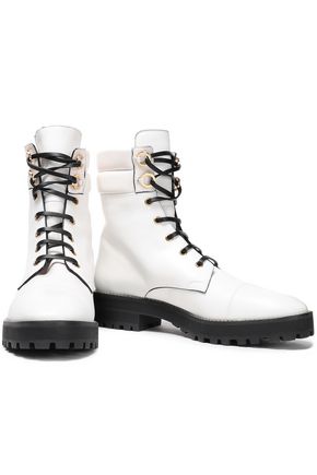 stuart weitzman boots white
