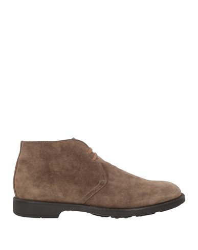 Brian Cress Man Ankle Boots Camel Size 12 Soft Leather In Grey