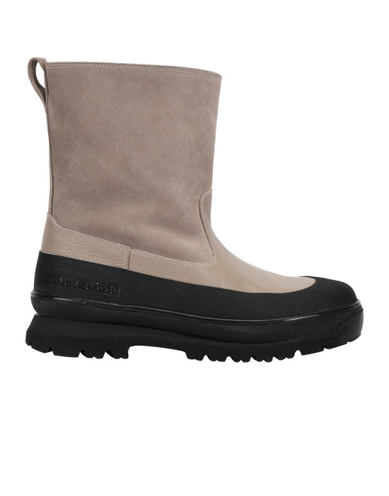 11695362kj - Shoes - Bags STONE ISLAND SHOE S0492 LEATHER/SHEEPSKIN BOOT STONE ISLAND - 0