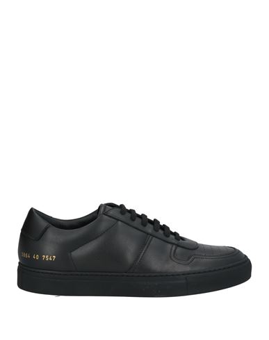 Common Projects Woman By  Woman Sneakers Black Size 6 Leather In Black