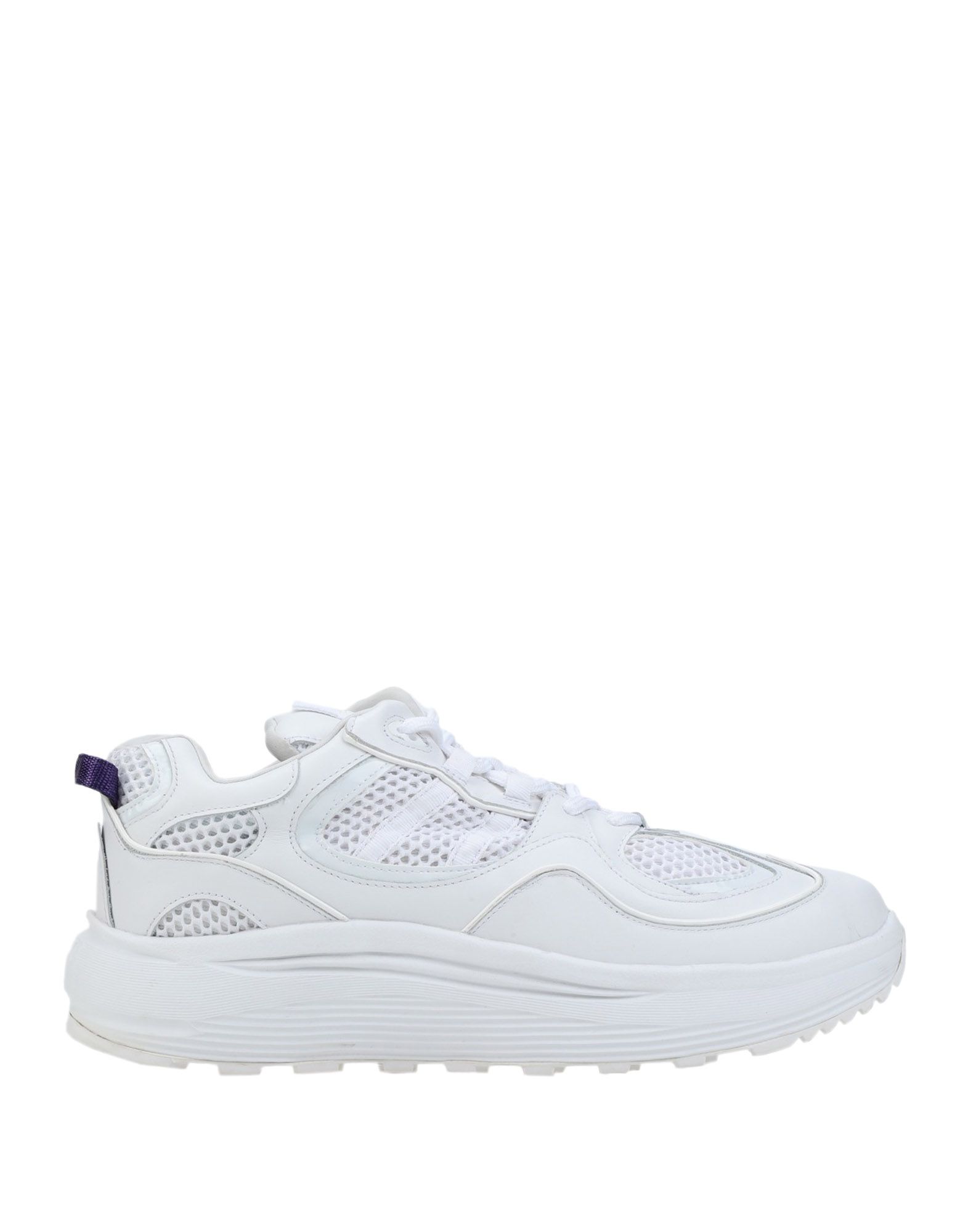Shop Eytys Jet Turbo Man Sneakers White Size 9 Soft Leather, Textile Fibers, Polyurethane