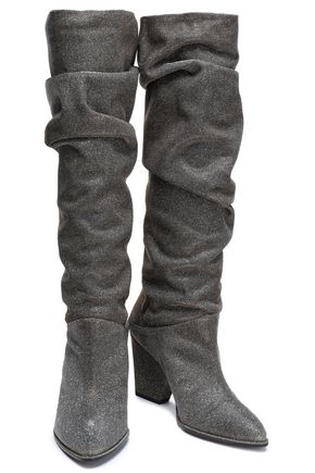 stuart weitzman knit boots